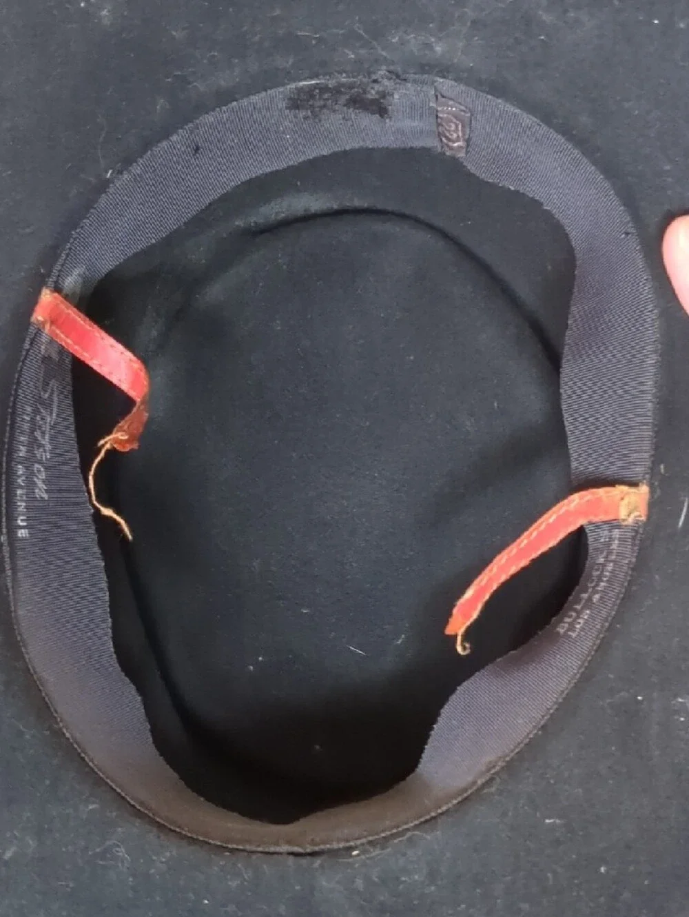 Vintage 40s Black Stetson Fifth Ave Felt Hat Fedora Bullocks Los Angeles